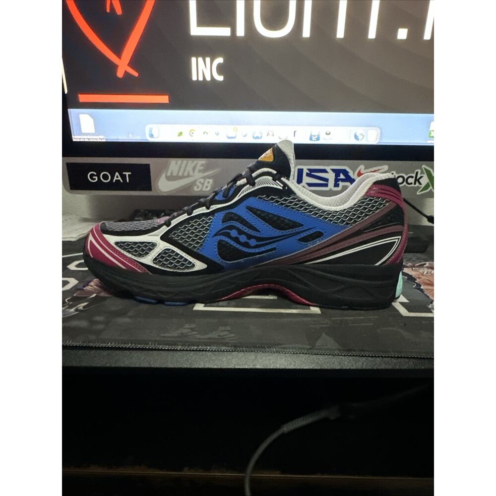 New Men's Size 13 Saucony Progrid Guide 7 Black Multi Running Shoes S70936-35 - Picture 2 of 6